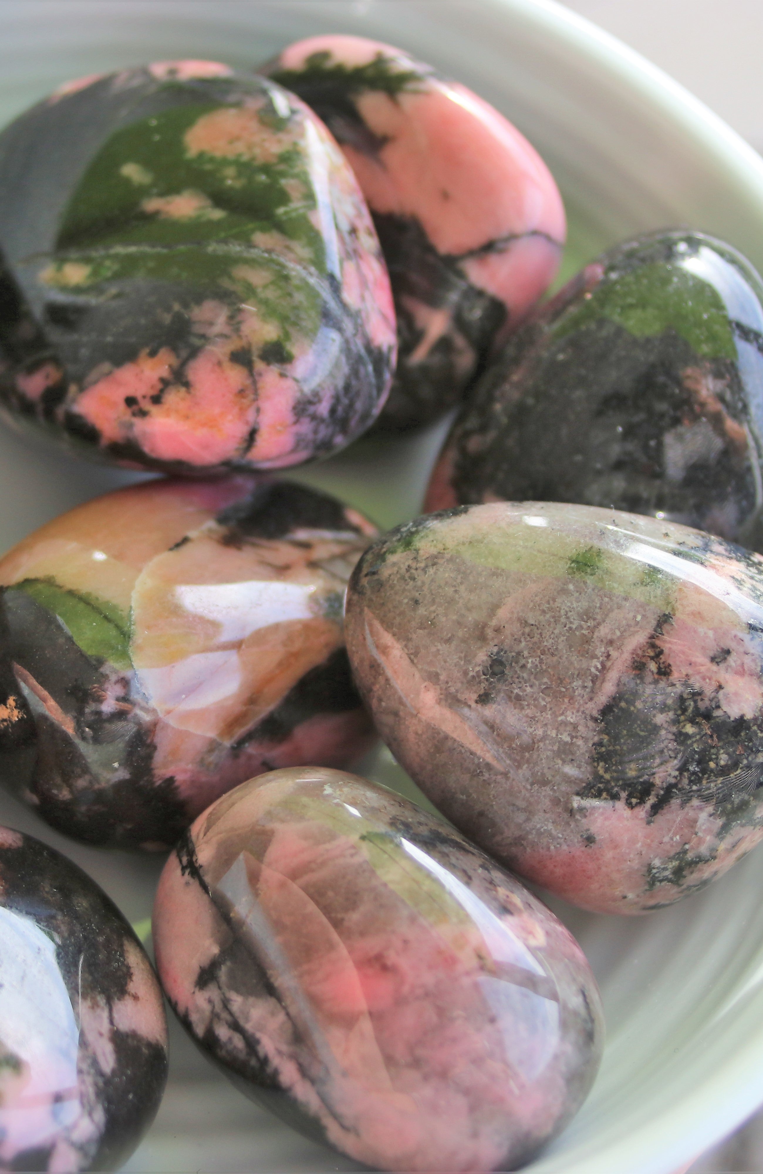 Rhodonite AA Tumbled Stone